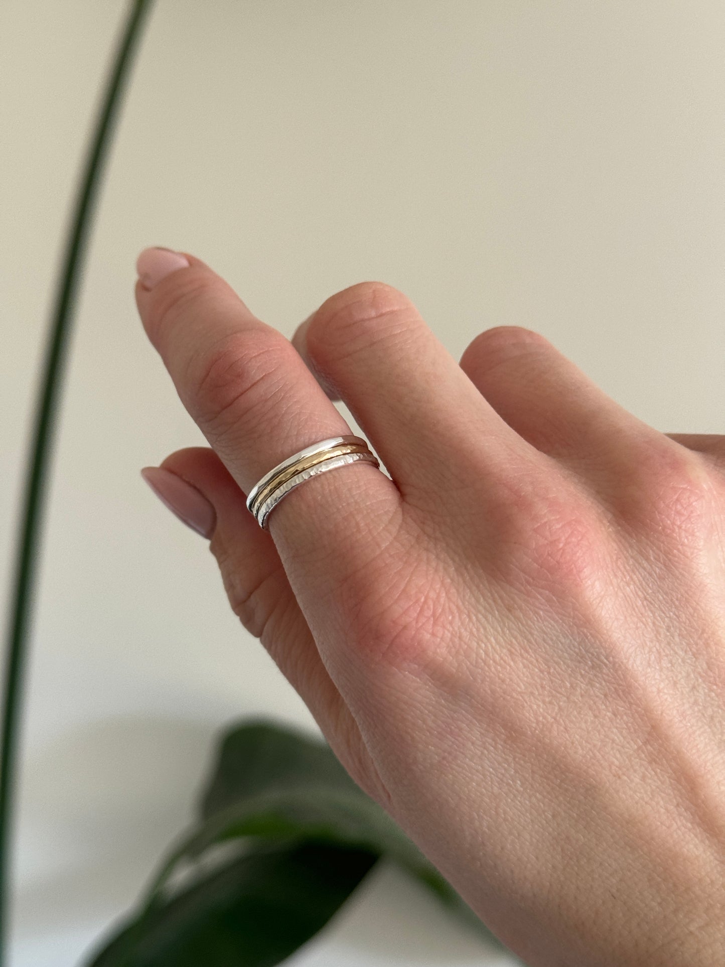 Mixed Metal Stacking Ring Set