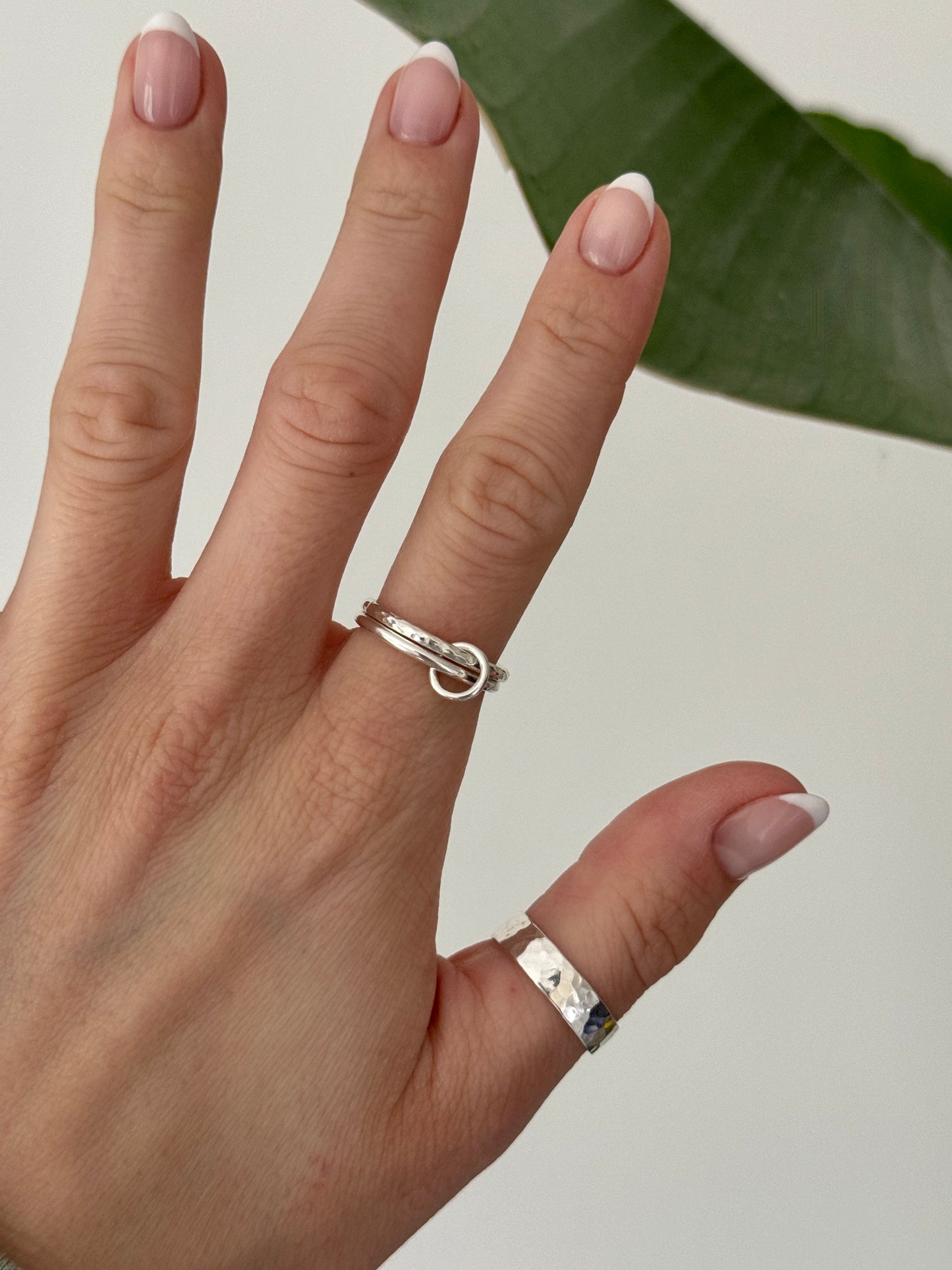 Silver Duo Ring