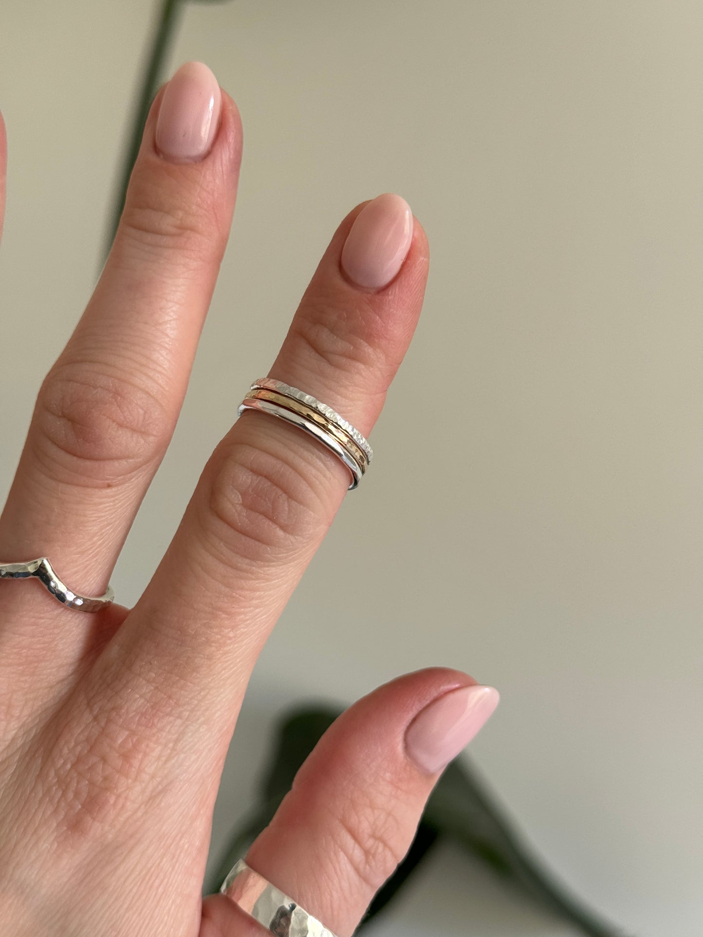 Mixed Metal Stacking Ring Set