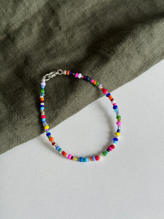 Multicoloured Beaded Bracelet