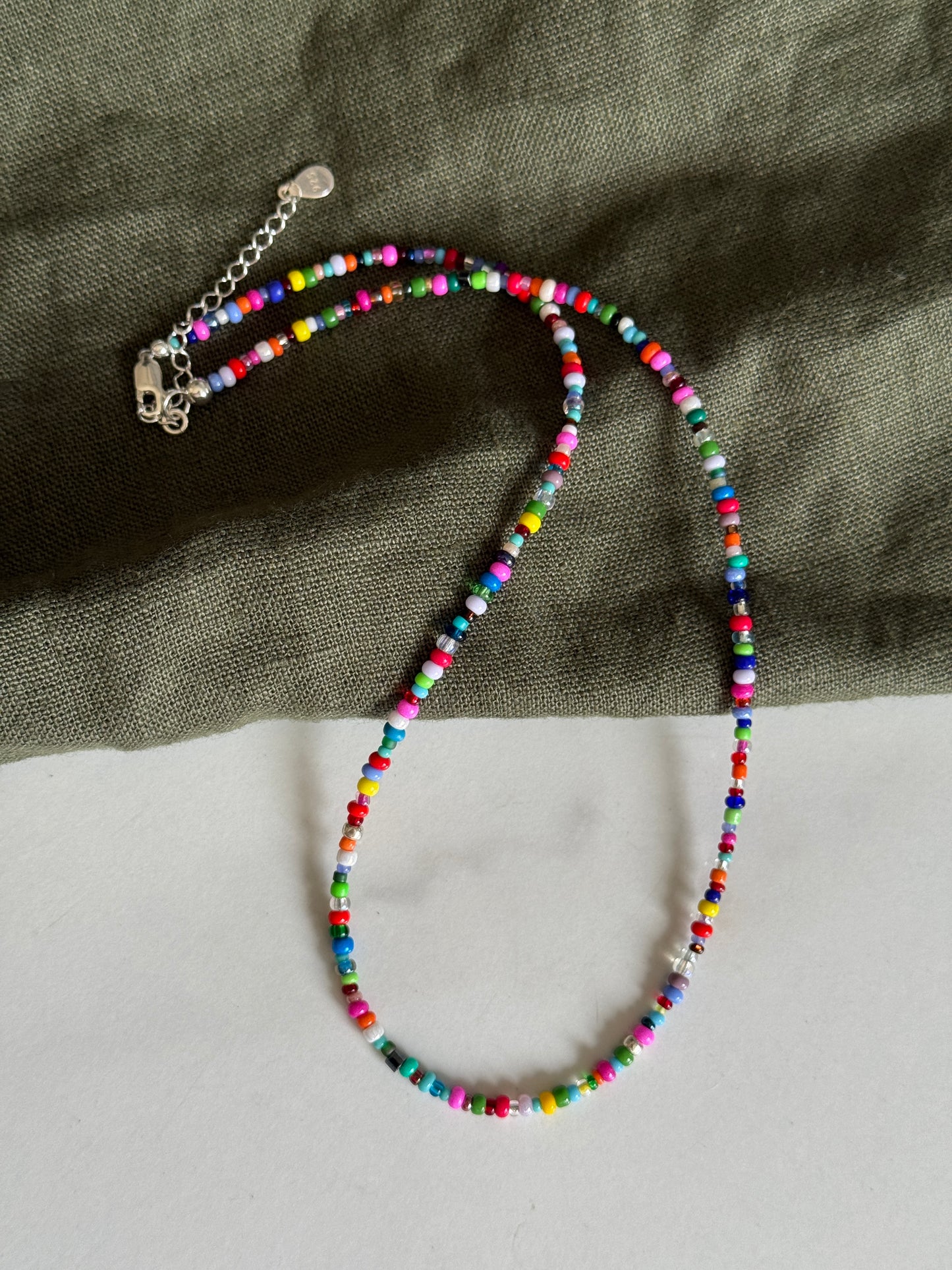 Multicoloured Beaded Necklace