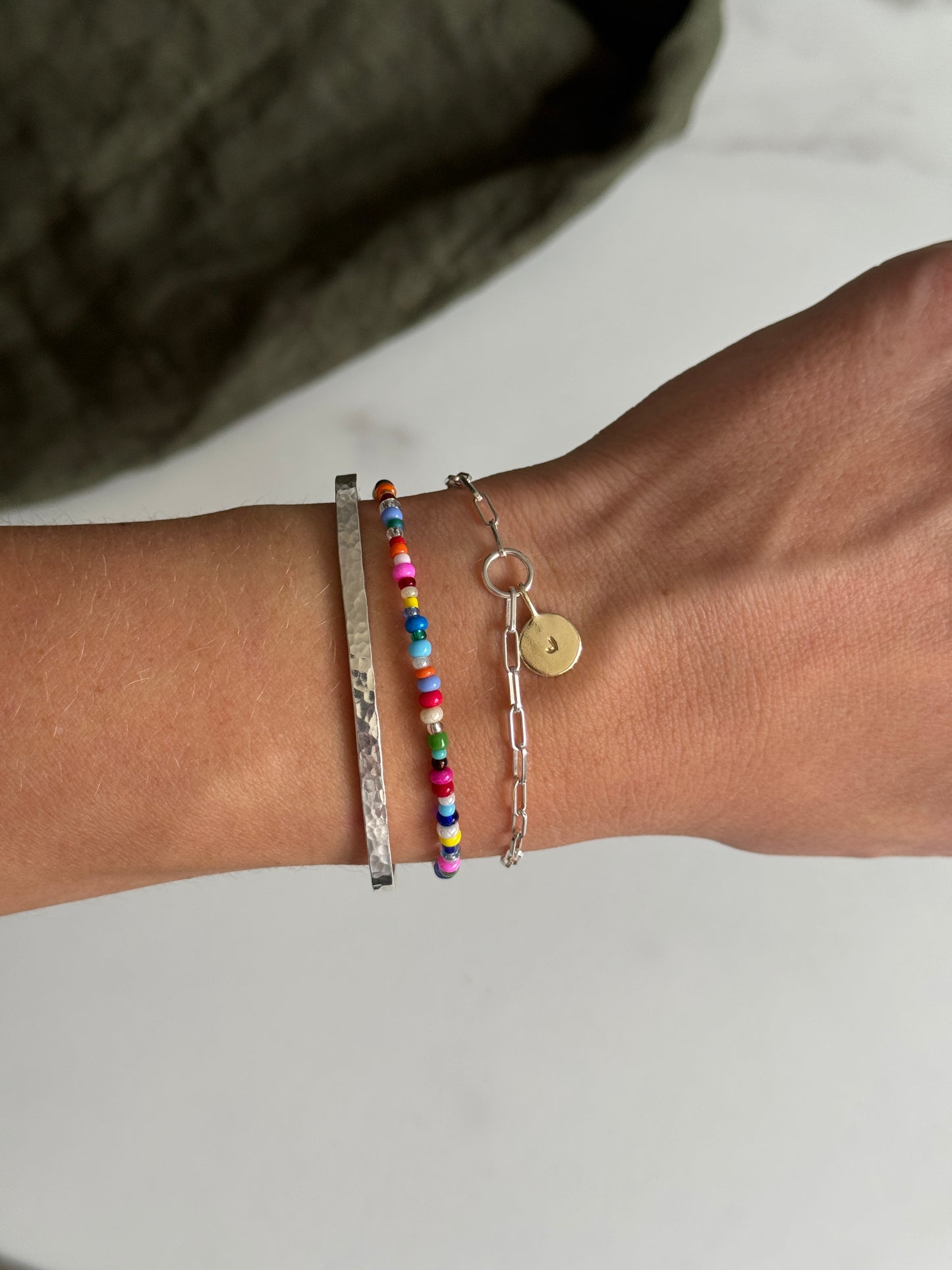 Multicoloured Beaded Bracelet