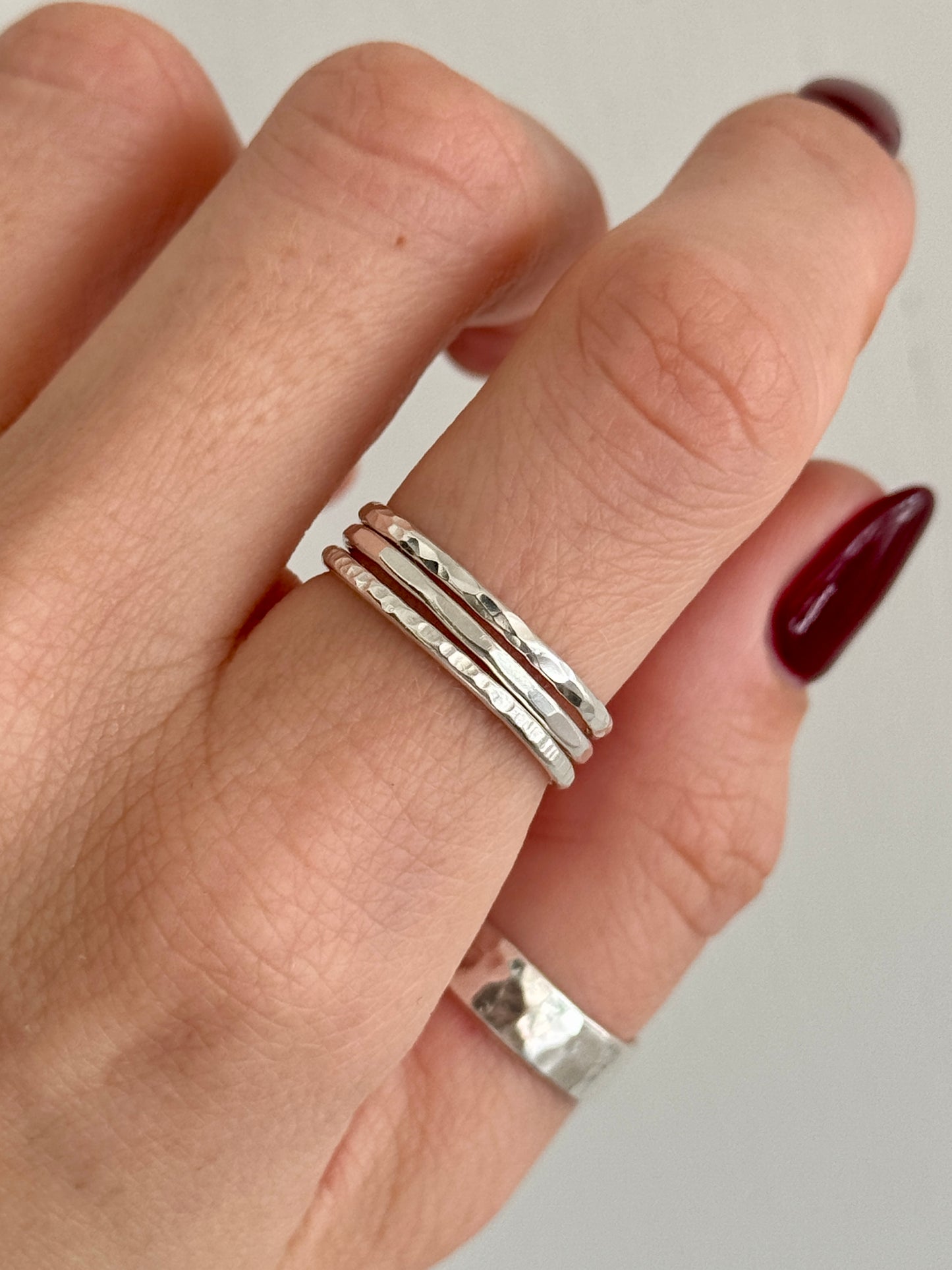 Dainty Stacking Ring - Set of 3