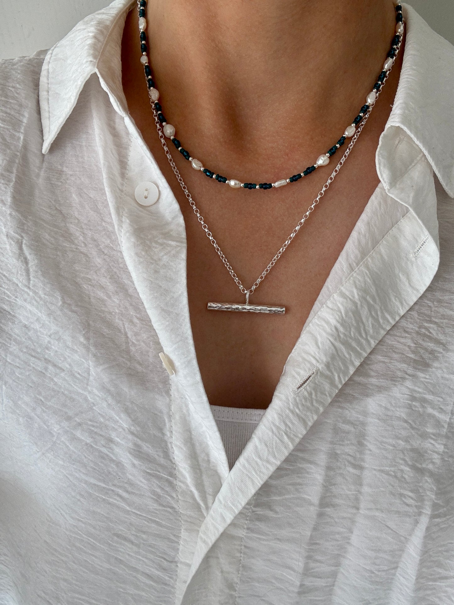 Chunky T Bar Necklace