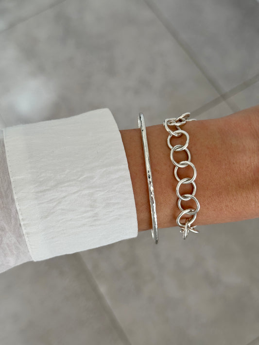 Signature Hammered Bangle