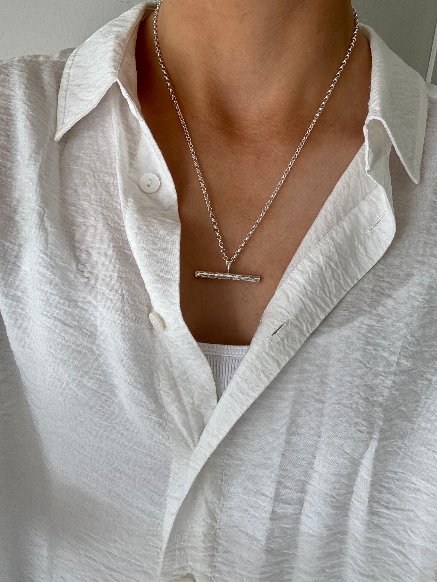 Chunky T Bar Necklace