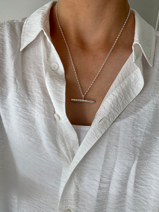 Chunky T Bar Necklace
