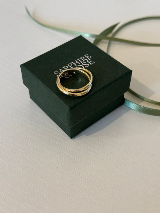9ct Gold Intertwined Ring