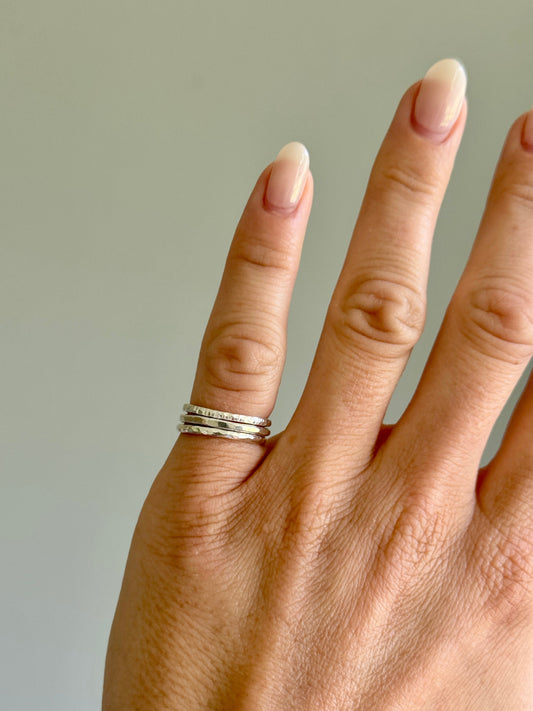 Dainty Pinky Ring Stacking Set