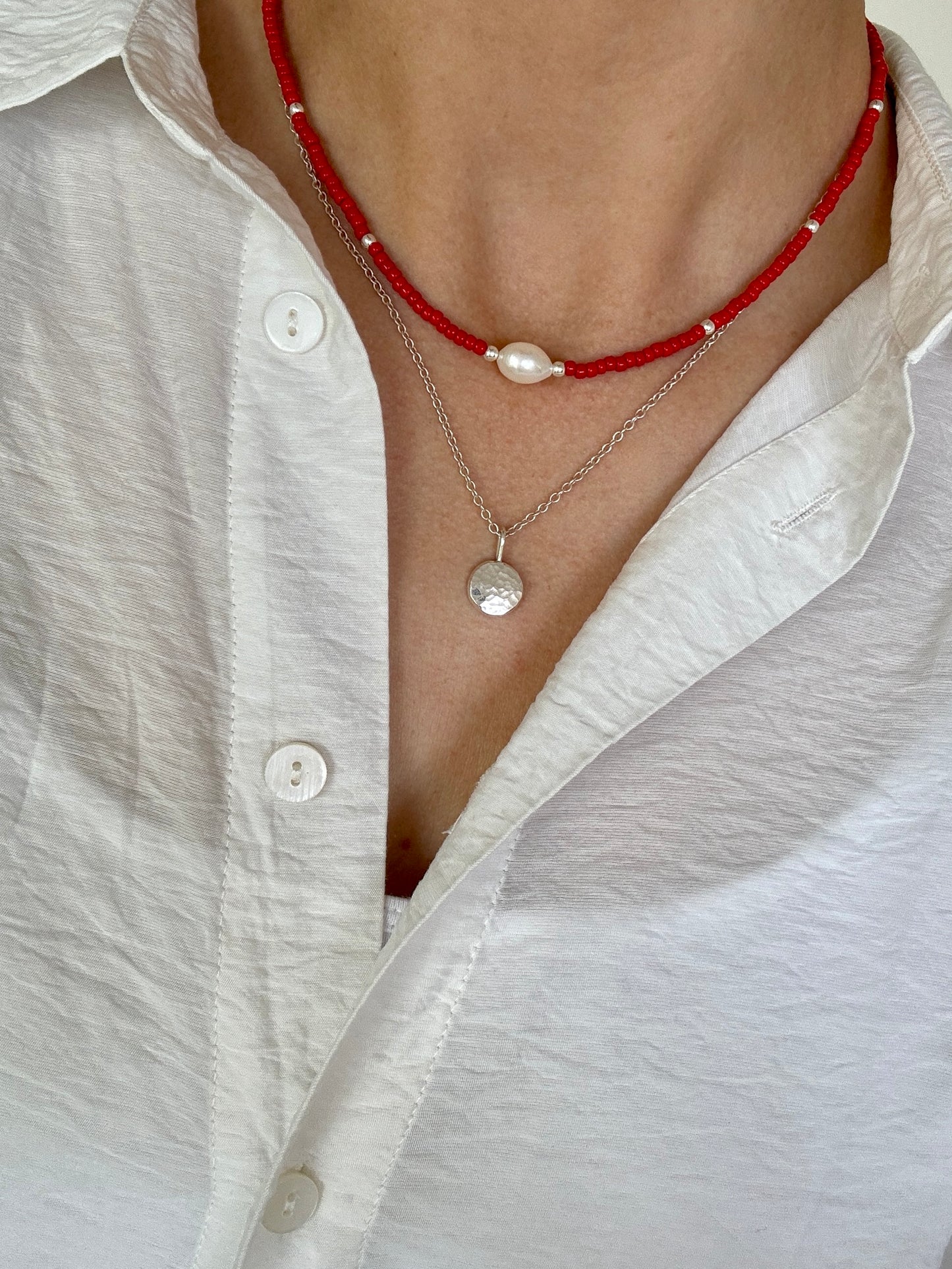 Summer Red Necklace