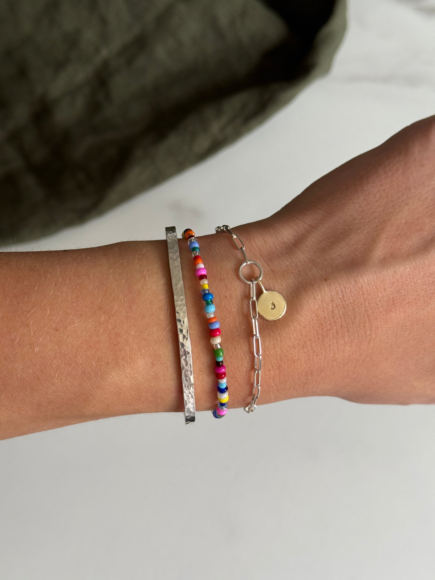 Multicoloured Beaded Bracelet