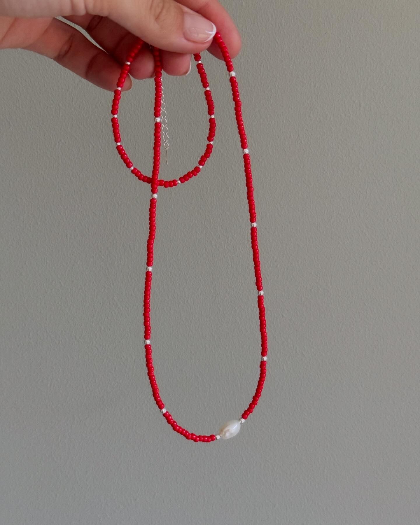 Summer Red Necklace