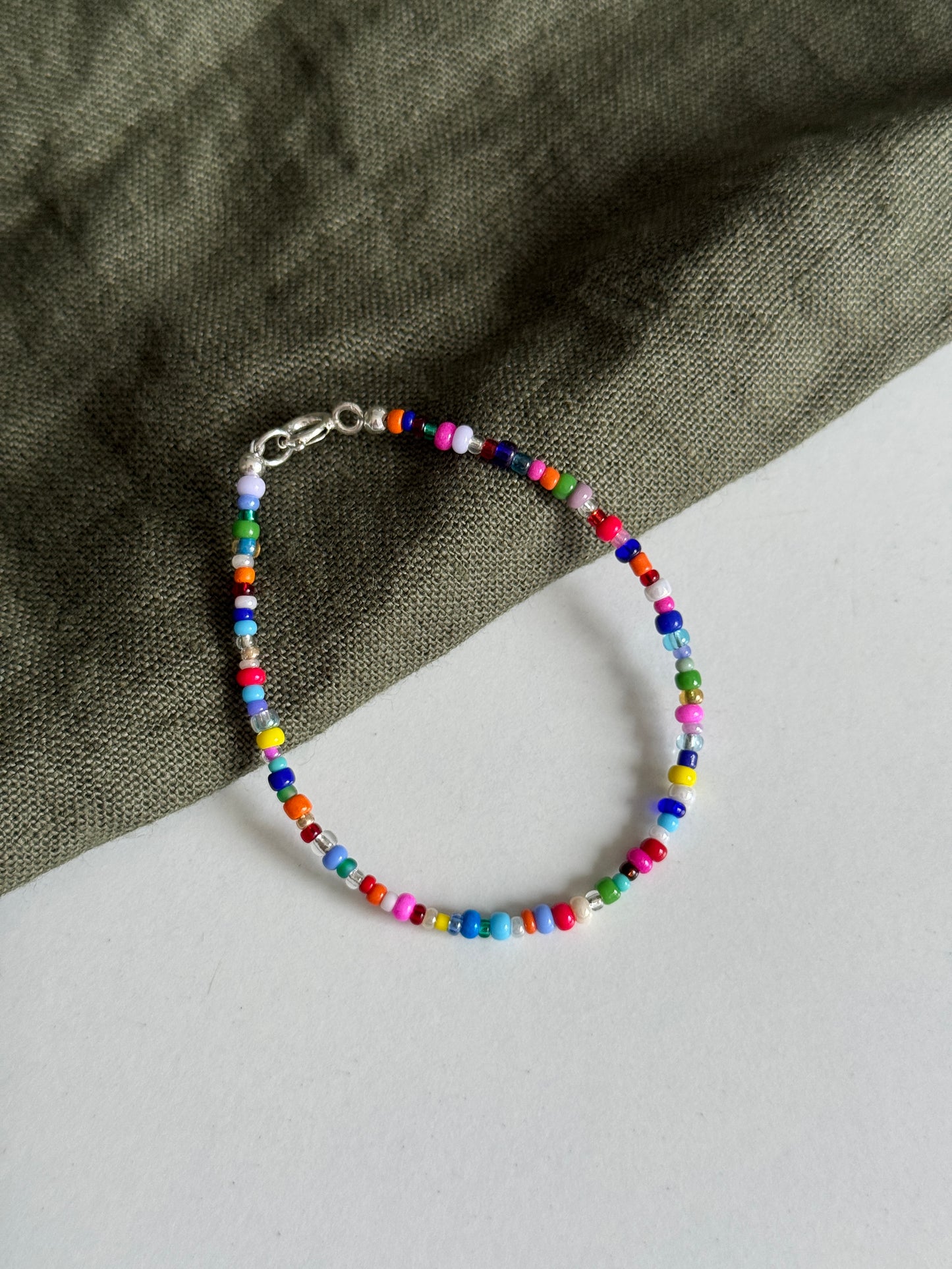 Multicoloured Beaded Bracelet