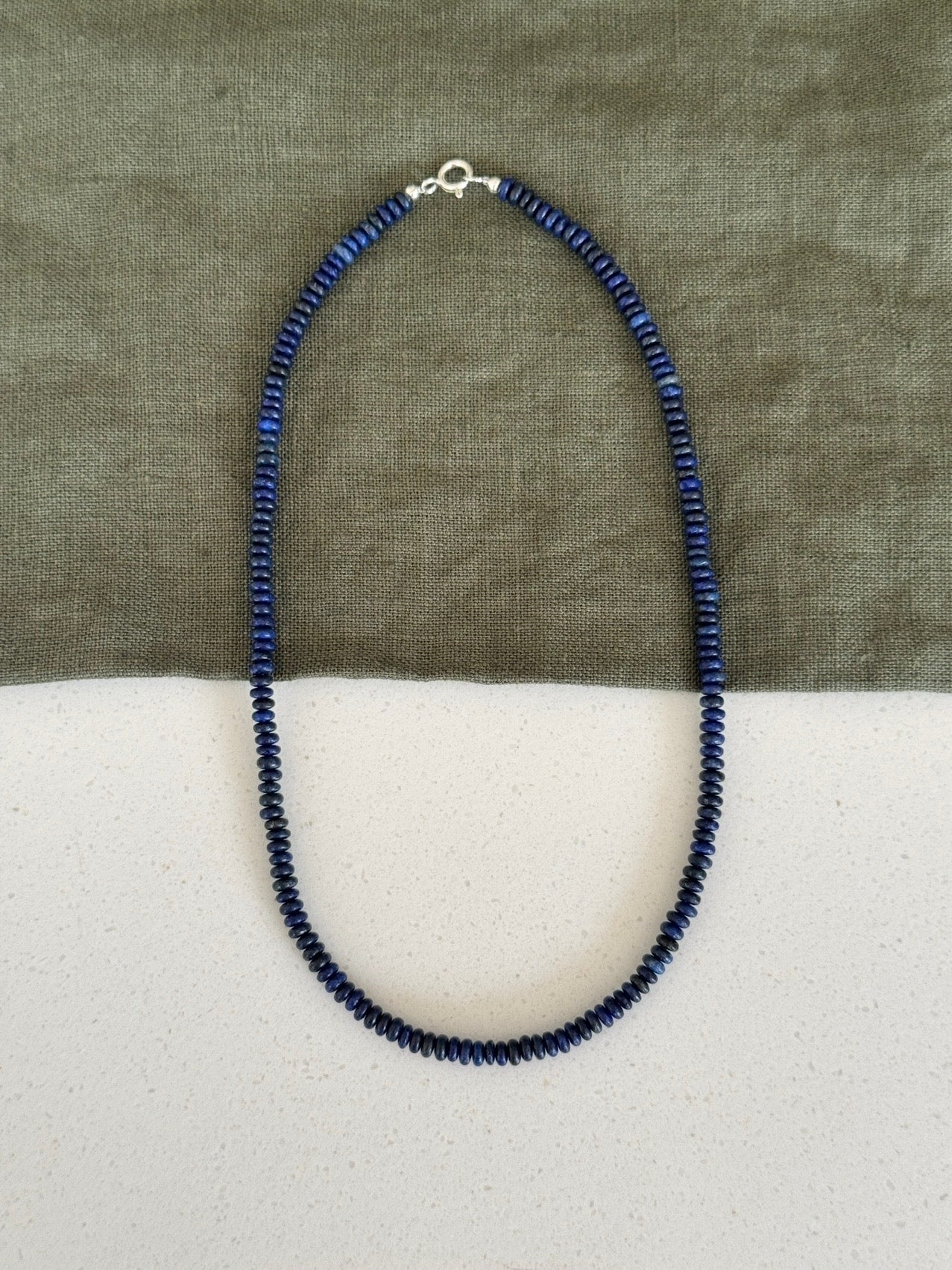 Lapis Beaded Necklace