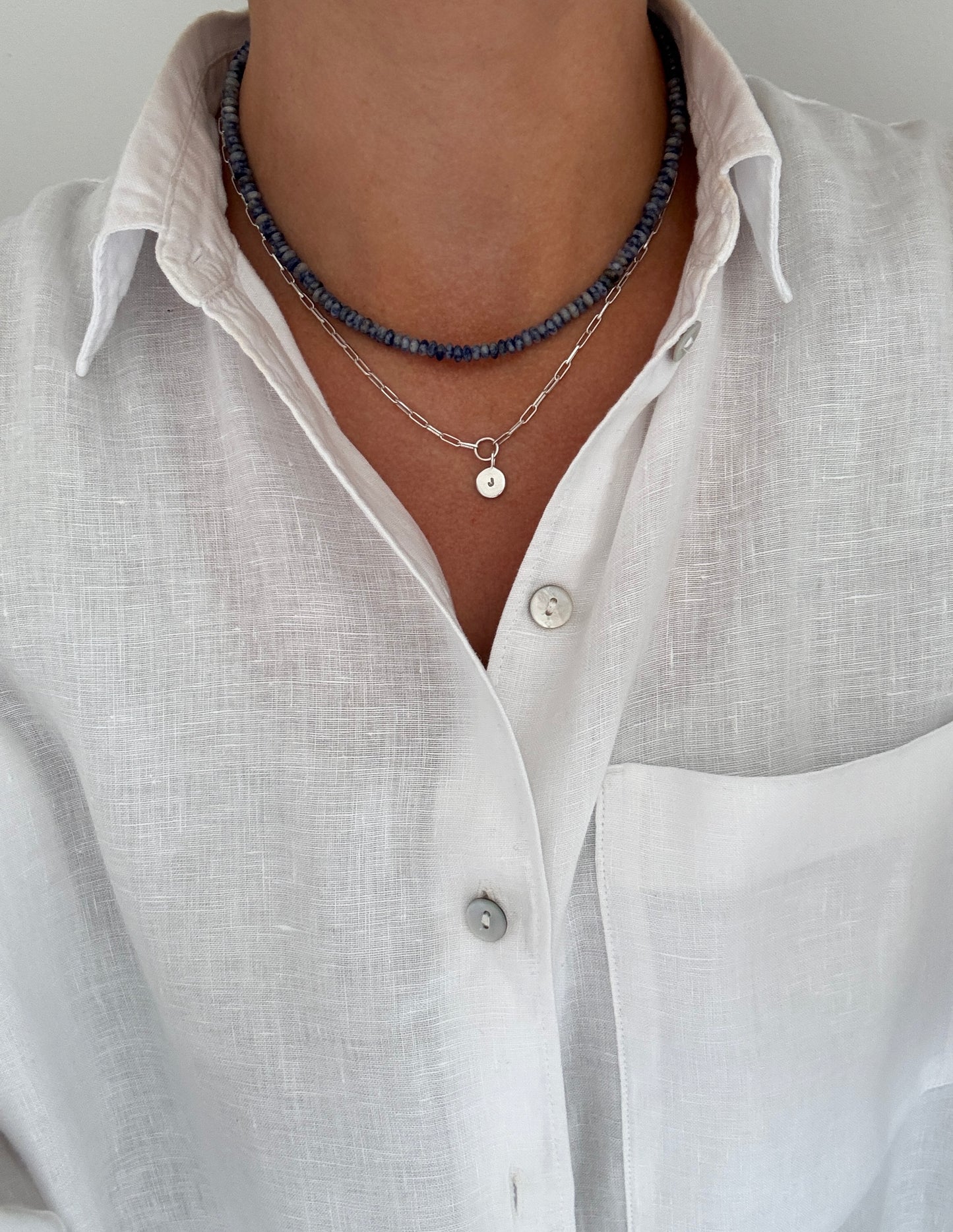 Sodalite Beaded Necklace