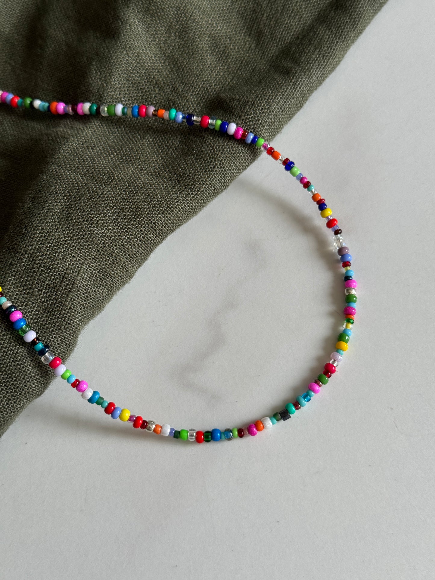 Multicoloured Beaded Necklace