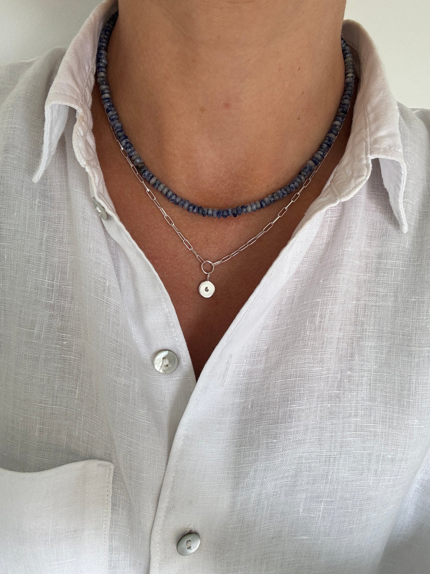 Sodalite Beaded Necklace