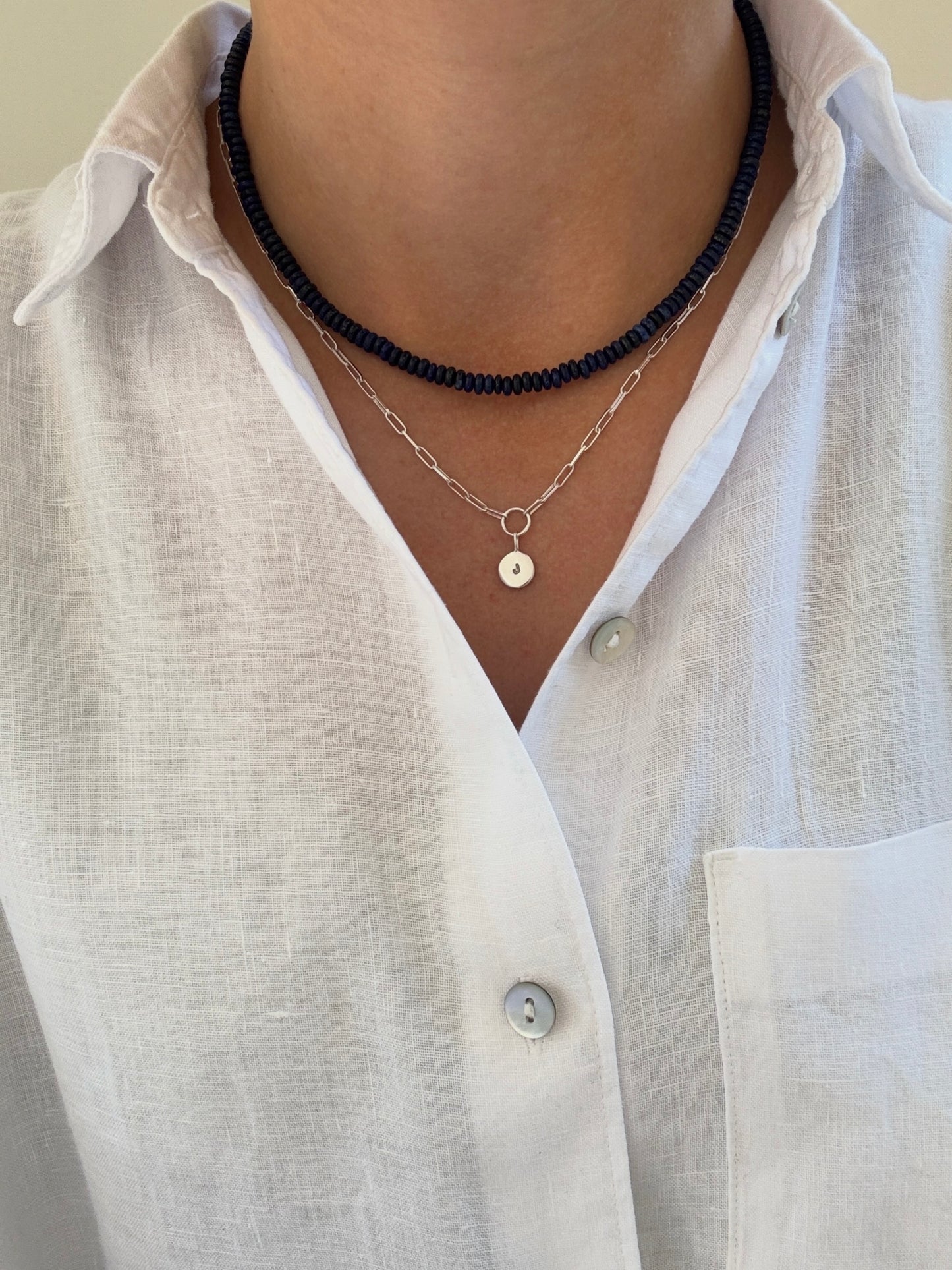 Lapis Beaded Necklace