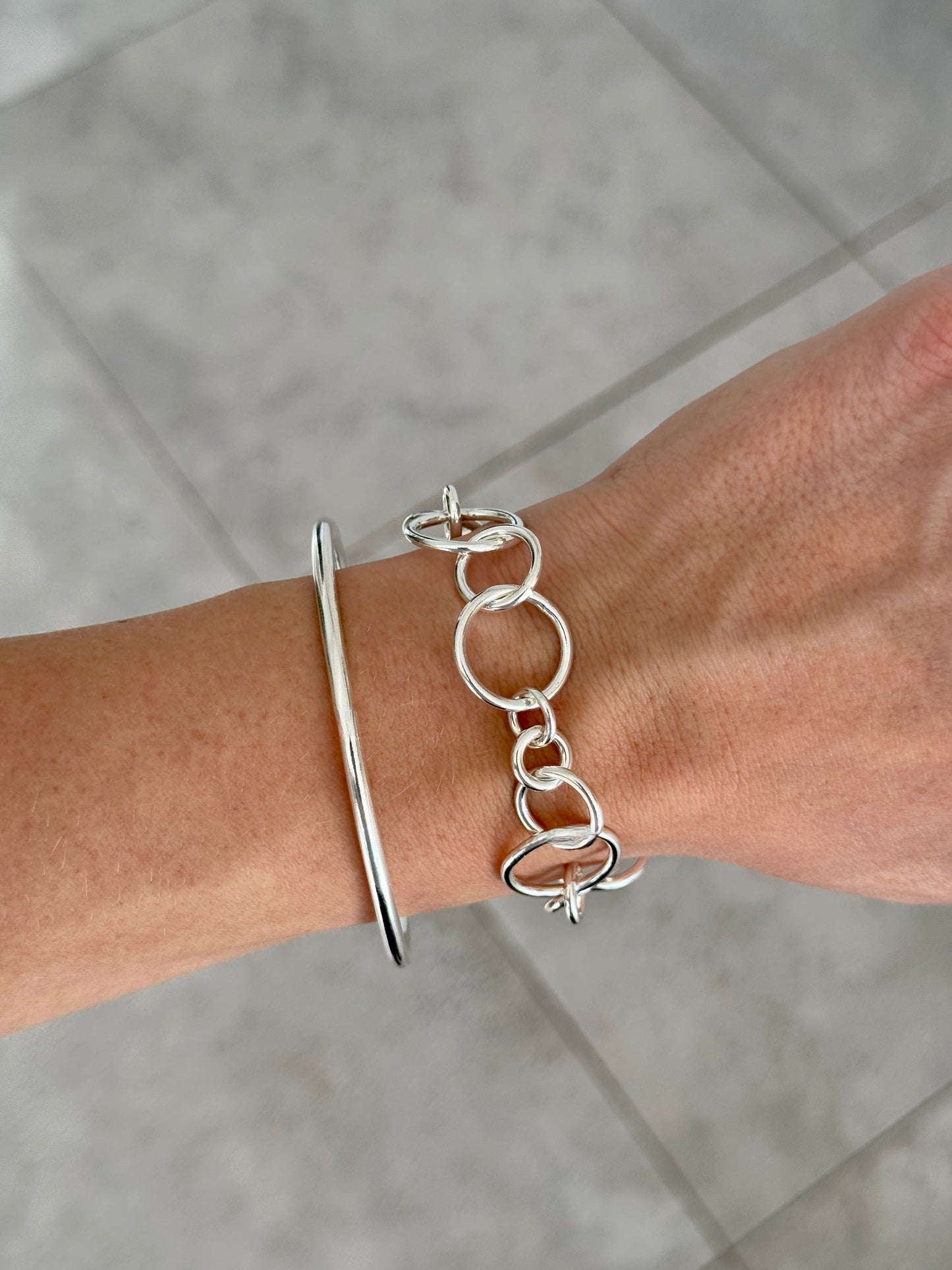 Organic Chain Bracelet