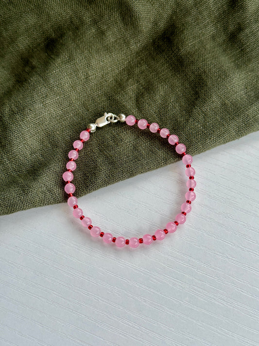 Pink and Red Bracelet