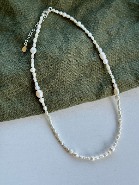 Mixed Pearl Necklace