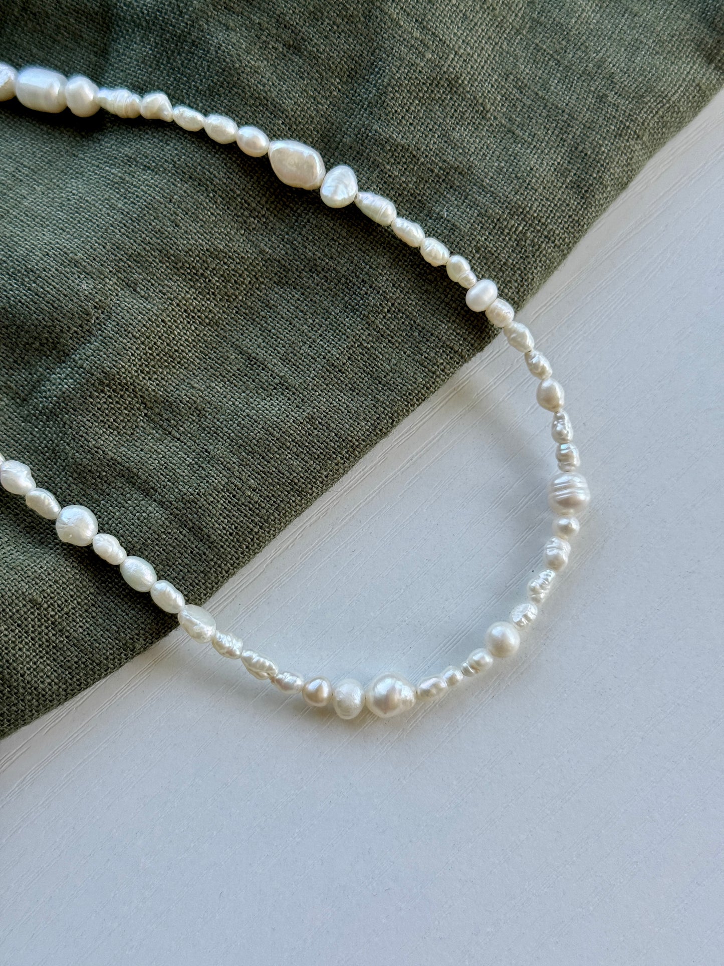Mixed Pearl Necklace