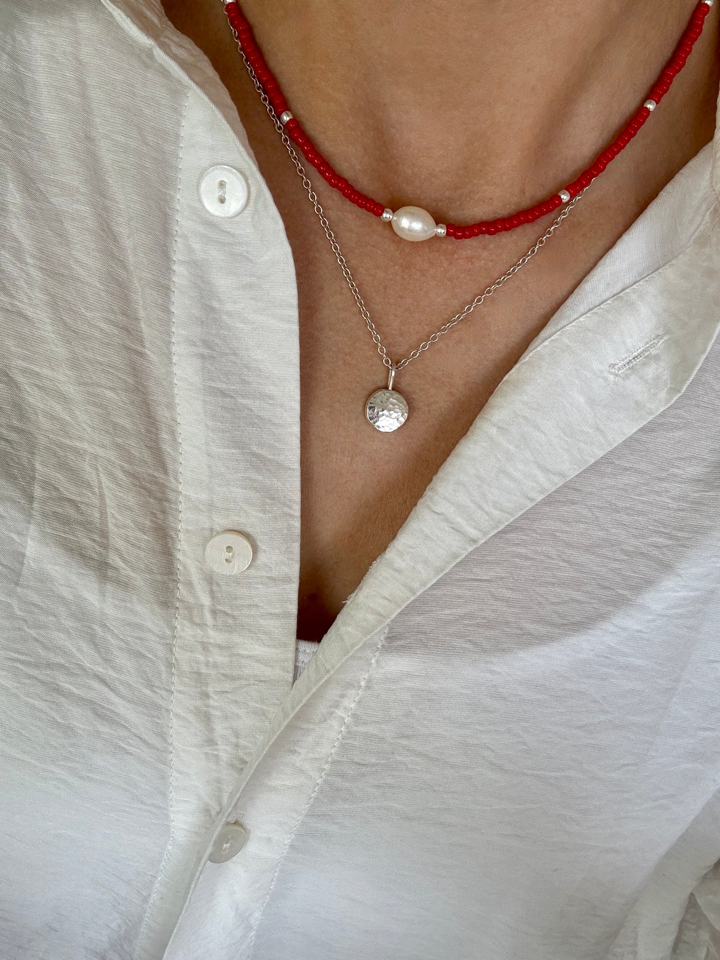 Summer Red Necklace