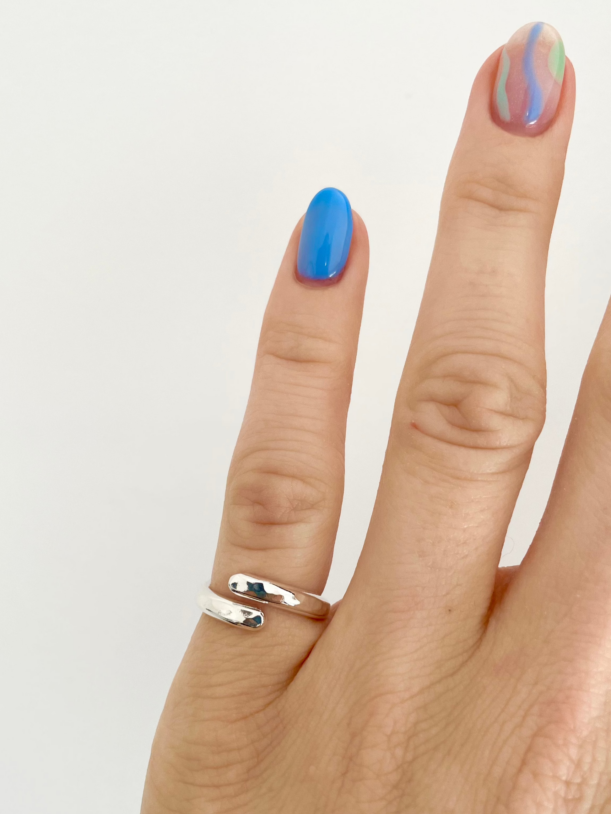 Womens pinky ring discount silver